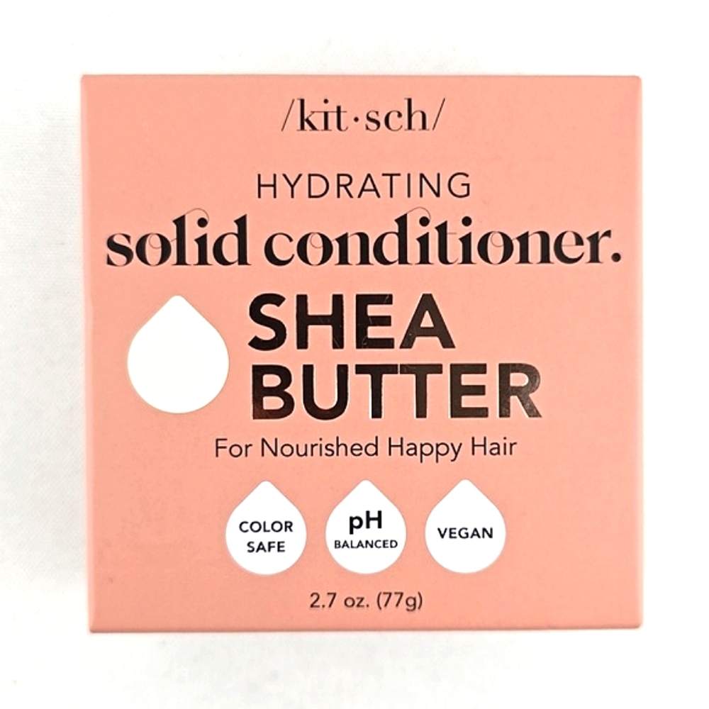 Kitsch Hydrating Conditioner 1 Solid Bar Shea Butter Color Safe Vegan PH Balance